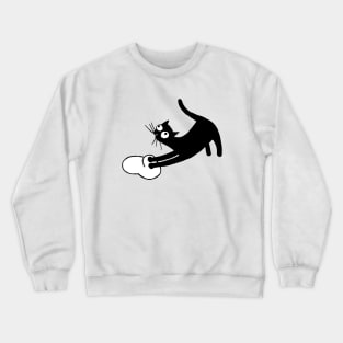 Cat Baking Bread Crewneck Sweatshirt